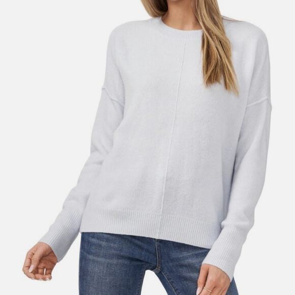 Vince Camuto Light Blue Drop Shoulder Knit Sweater Women’s Size Small Soft Cozy - Picture 1 of 9